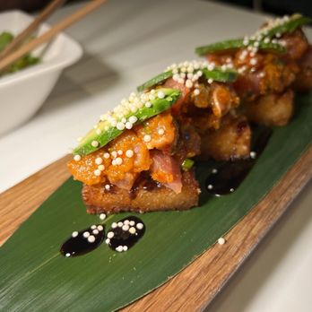 Bon - Tuna Crispy Rice & Tuna Tartar - Sushi Bars Near Me - Westwood, New Jersey