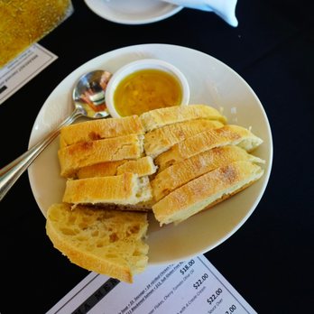 Cafe Aroma - dipping garlic & olive oil? is pretty good. - Italian Near Me - Idyllwild, California