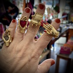 FAVOR & Hotcakes Design - Just a few of many earrings New York artist Miss Ellie!