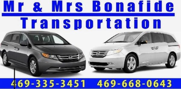 Mr & Mrs Bonafide Transportation