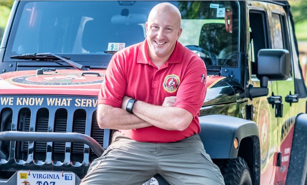 Slide of Marines Service