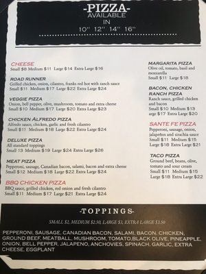 Menu photo 6 Guido’s At the Hangar Rosamond, CA