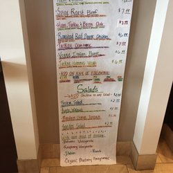 Scuttlebutts Coffee - Wall menu 2. ;)