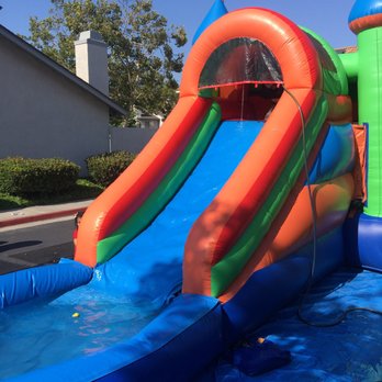 Jump N Bounce - Time for some water slide fun. - Bounce House Rentals Near Me - Orange, California