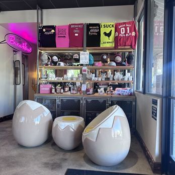 Breakfast Republic - Egg chair waiting area - Breakfast & Brunch Near Me - Palm Desert, California