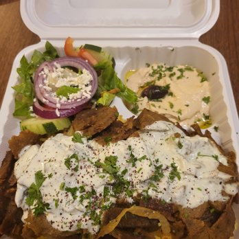Al Bacha Restaurant - Beef & Lamb Plate - Mediterranean Near Me - Seattle, Washington