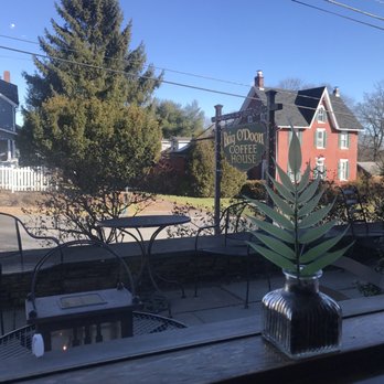 Brig O'Doon Coffee House - View through front window - Coffee & Tea Near Me - Ottsville, Pennsylvania Brig O'Doon Coffee House - View through front window - Coffee & Tea Near Me - Ottsville, Pennsylvania