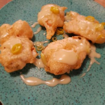 La Tanda - Sublimes kokotxas en tempura. - Tapas/Small Plates Near Me - Barcelona, B