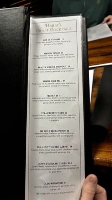 Menu photo 2 Harry's Grille & Tavern Charlotte, NC