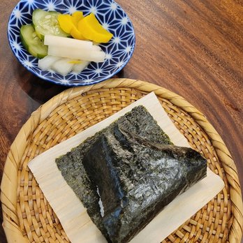 Gohan - Onigiri (tuna mayo), tsukemono - Japanese Near Me - Honolulu, Hawaii