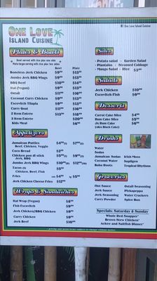 Menu photo 5 One Love Island Cuisine Oceanside, CA