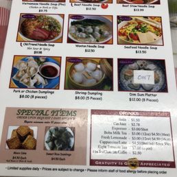 Menu 3/2019 Menu 3/2019