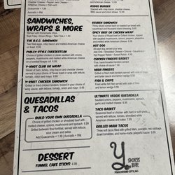 Partners Bar & Grill - Menu