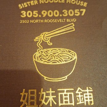 Sister Noodle House - menu - Vietnamese Near Me - Key West, Florida