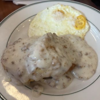 Maxie's - Good gravy and perfect over medium eggs. Biscuits were a little hard on one side. - Breakfast & Brunch Near Me - Las Vegas, Nevada