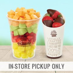 Edible Arrangements - Fresh Fruit Salad and Chocolate dipped Strawberry Cone. $10