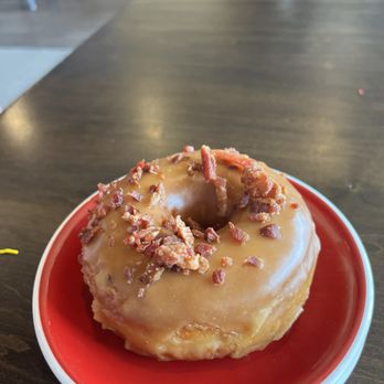 Red Eye Cafe - Maple and bacon donut. - Donuts Near Me - Cambridge, Ontario
