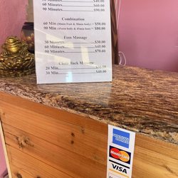 Hong Fu Foot Massage - They do not accept Apple Pay.