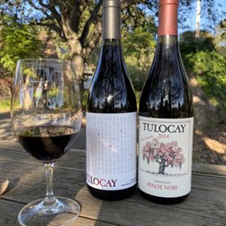 Pinot on the patio!