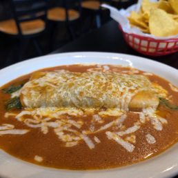 Spinach enchilada (side dish) Spinach enchilada (side dish)