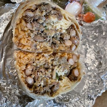 Fuego Taqueria - Super burrito carne asada - Mexican Near Me - Stockton, California