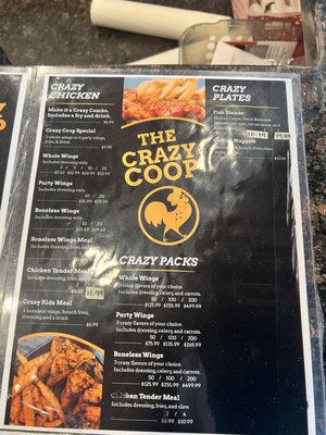 Menu photo 2 The Crazy Coop Ridgeway Memphis, TN