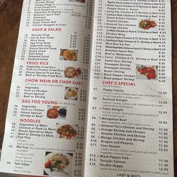 Panda Cafe - Menu August 2025