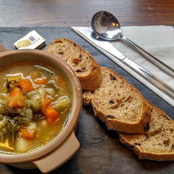 Union of Genius - Autumn harvest && olive bread (large) - Soup Near Me - Edinburgh, EDH Union of Genius - Autumn harvest && olive bread (large) - Soup Near Me - Edinburgh, EDH
