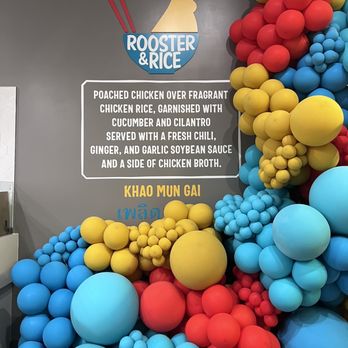 Rooster & Rice - Soft opening decorations - Thai Near Me - Irvine, California