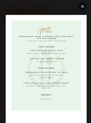 Menu photo 1 Miso Mozza Providence, RI