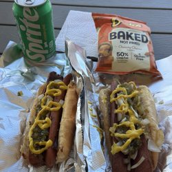 The Big Hot Dog - Two hotdog combo