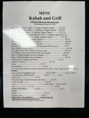 Menu photo 1 Kabab And Grill Racine, WI Menu photo 1 Kabab And Grill Racine, WI