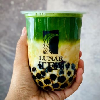 Lunar Tea - Matcha Latte captured inside - Coffee & Tea Near Me - Honolulu, Hawaii