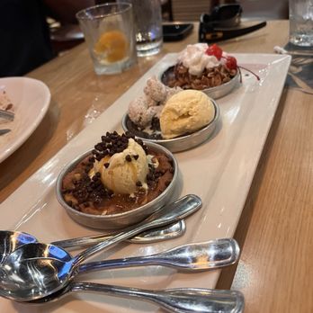 BJ's Restaurant & Brewhouse - Pizookie Trio - Pizza Near Me - Newark, California BJ's Restaurant & Brewhouse - Pizookie Trio - Pizza Near Me - Newark, California