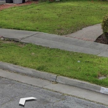 D & C Owl Landscape - Before photo of my sidewalk from google maps. I didn't take a before photo myself - Landscaping Near Me