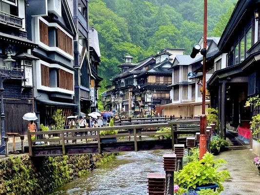 Ginzan Onsen by null