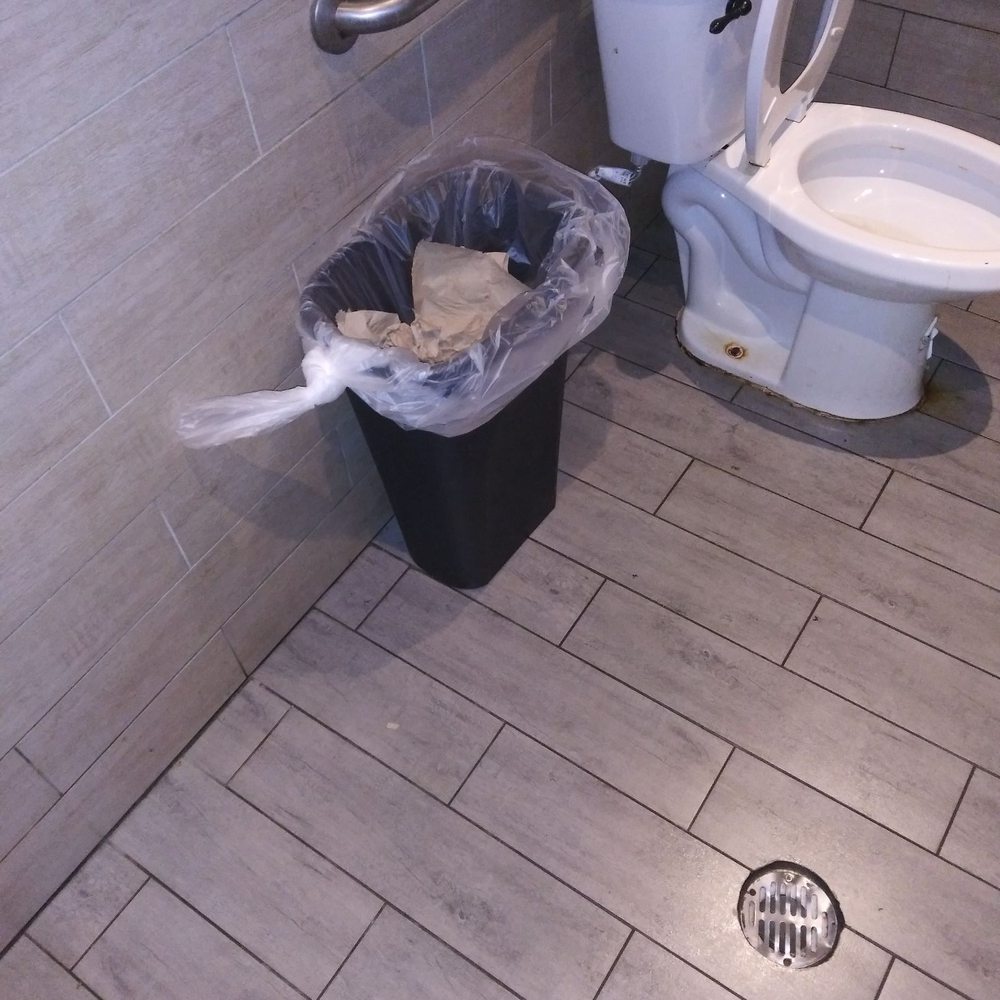 Miami Grill - These are all the bathrooms are and the food is disgusting - Burgers Near Me - Dania, Florida Miami Grill - These are all the bathrooms are and the food is disgusting - Burgers Near Me - Dania, Florida
