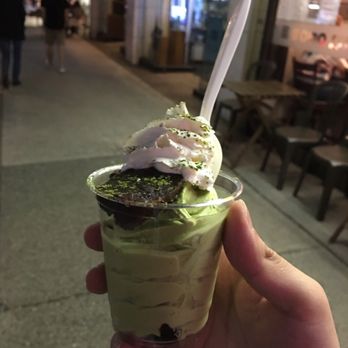 Konbiniya Japan Centre - Azuki soft serve ice cream with red bean and whipped cream - International Grocery Near Me - Vancouver, British Columbia Konbiniya Japan Centre - Azuki soft serve ice cream with red bean and whipped cream - International Grocery Near Me - Vancouver, British Columbia