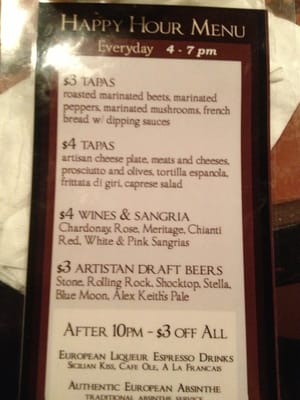 Menu photo 5 Cafe Bar Europa San Diego, CA Menu photo 5 Cafe Bar Europa San Diego, CA