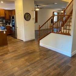 Carpets Galore Flooring - Downstairs with new baseboards