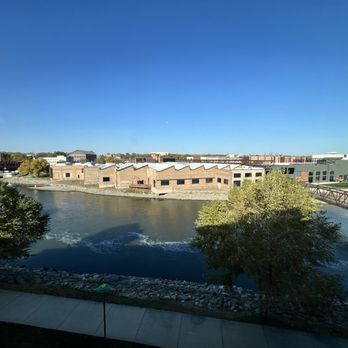 Ironworks Hotel - Riverside room view - Hotels Near Me - Beloit, Wisconsin