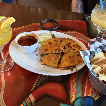 Casa Real - Birria pizza, mango margarita and peach margarita. - Mexican Near Me - Sandusky, Ohio Casa Real - Birria pizza, mango margarita and peach margarita. - Mexican Near Me - Sandusky, Ohio