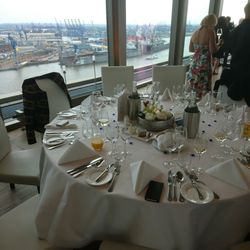 Penthouse Elb-Panorama - Innen hübsch gedeckt.