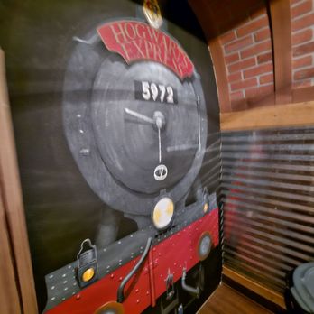 Rail Hop'n Brewing - a steam engine painted on a wall - Breweries Near Me - Auburn, Washington Rail Hop'n Brewing - a steam engine painted on a wall - Breweries Near Me - Auburn, Washington