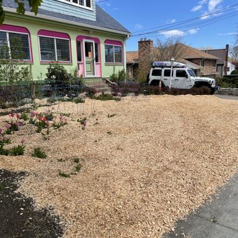 J & J Landscape Supply - a gravel driveway in front of a house - Building Supplies Near Me - Waltham, Massachusetts