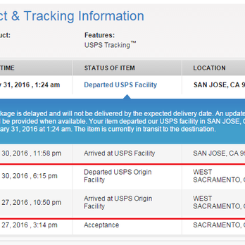US Post Office - Thanks for letting my package sit there for THREE DAYS before shipping it out, appreciate it. It's only going about 100 miles too - Post Offices Near Me - West Sacramento, California US Post Office - Thanks for letting my package sit there for THREE DAYS before shipping it out, appreciate it. It's only going about 100 miles too - Post Offices Near Me - West Sacramento, California