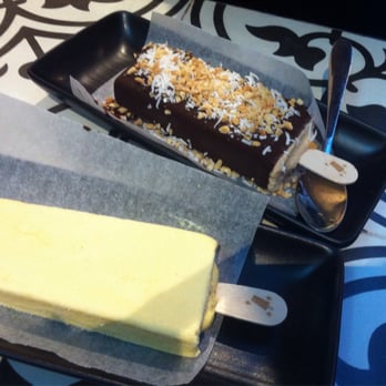ChillBro Paletas - One naked paleta and one covered in dark chocolate & toppings. - Ice Cream & Frozen Yogurt Near Me - Melbourne, VIC