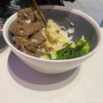 Hanabusa Cafe - Bulgolgi bowl. Meat was a little dry - Pancakes Near Me - Chicago, Illinois
