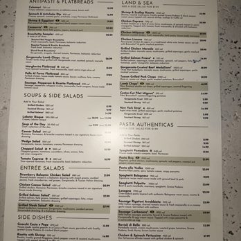 Brio Italian Grille - The menu - Italian Near Me - Pembroke Pines, Florida