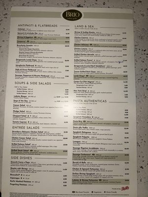 Menu photo 1 Brio Italian Grille Pembroke Pines, FL